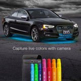 XKGLOW chrome App Control Car Standard LED Accent Light Kit - Under Glow