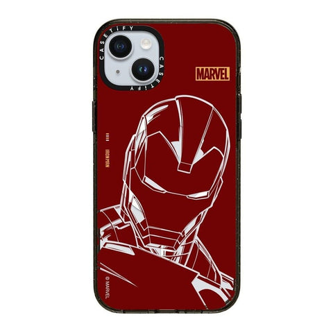 CASETiFY Impact iPhone 15 Plus Case [Iron Man Co-Lab / 4X Military Grade Drop...