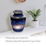 Galaxy Cremation Urn for Ashes Adult Male - Personalized Cremation Urns for H...