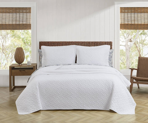 Tommy Bahama - Twin Quilt Set, Soft Bedding with Matching Shams, Comfy Bedspr...