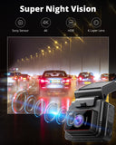 Kingslim Dash Cam Front, 4K Dash Camera for Cars with Free 64GB SD Card, WiFi...