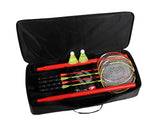 Zume Games Portable Badminton Set with Freestanding Base - Sets Up on Any Sur...