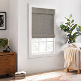 ECLIPSE Bamboo Roman Shades for Windows 23 in Wide x 72 in Long, Semi-Privacy...