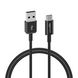 AmazonBasics USB Type-C to USB-A 2.0 Male Cable - 3 Feet (0.9 Meters) - Black...