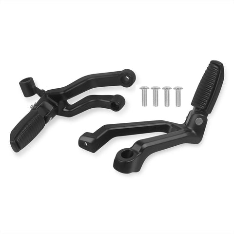 Motorcycle Footpegs Rear Passenger Foot Pegs Compatible with Harley Nightster...
