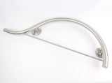 30-inch Designer Curved/Waved Bathroom Shower Grab Bar with Towel Bar, Left-H...