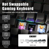 EPOMAKER DynaTab 75X Wireless Gaming Keyboard with Custom Dot-Matrix RGB LED ...