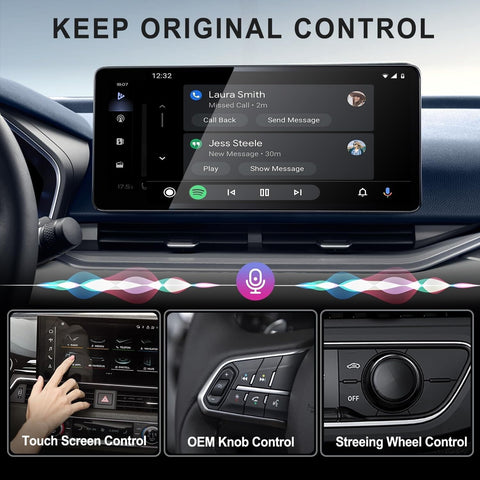 Wireless Carplay Adapter Converts Wired to Wireless Carplay Dongle for Wirele...