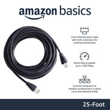 Amazon Basics RJ45 Cat 6 Ethernet Patch Cable, 1Gpbs Transfer Speed, Gold-Pla...