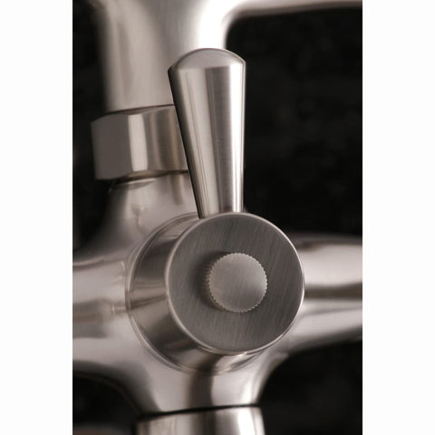 Kingston Brass KS269SN Kingston Clawfoot Tub Faucet, Brushed Nickel 9.13 x 7....