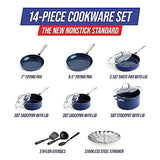 Blue Diamond Cookware Infused Ceramic 14 Piece Set,