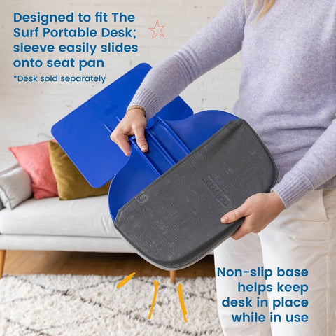 ECR4Kids The Surf Seat Cushion, Foam Support, Grey, 10-Pack