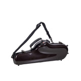 Crossrock Fiberglass Alto Saxophone Case - Includes Accessory Pocket, Removab...