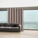 BONZER Room Divider Curtain Total Privacy Wall Noise Reducing Extra Wide Blac...