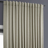 HPD Half Price Drapes Faux Linen Room Darkening Curtains - 96 Inches Long Ext...