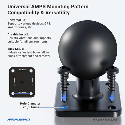 ARKON Mounts - Forklift Locking Tablet Mount with 8.5-inch Shaft Arm Adjustab...