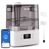 LEVOIT Smart Humidifiers for Bedroom Large Room Home,(6L) Cool Mist Top Fill ...