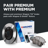 Wagner Brake ThermoQuiet QC1414 Ceramic Disc Brake Pad Set TQ - Ceramic