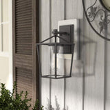 Emliviar Outdoor Porch Lights 2 Pack Wall Mount Light Fixtures, Black Finish ...