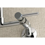 Kingston Brass KS813C Concord Kitchen Faucet, 6-11/16" in Spout Reach, Polish...