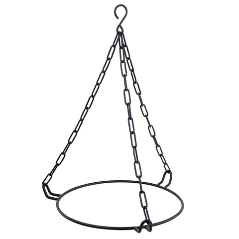 Achla Designs 201-6020 Crackle Glass Hanging, 12-in, Cobalt Blue Birdbath