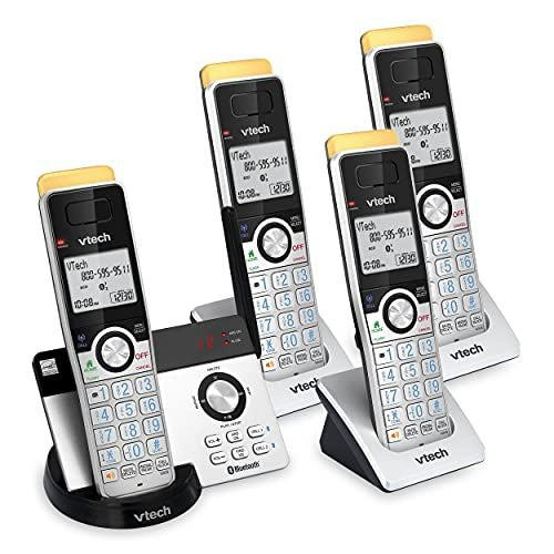 VTech IS8121-4 Super Long Range up to 4 Handsets with Range, Black