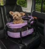 Pet Gear No-Zip View 360 Ultra Lite Pet Safety Carrier & Car Seat for Small D...