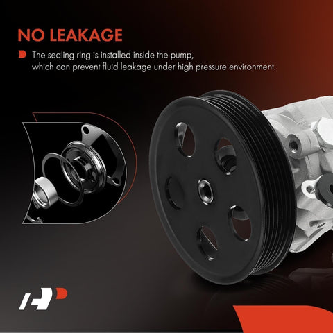 A-Premium Power Steering Pump, with Pulley, Compatible with Audi A4 (Quattro)...