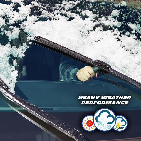 Michelin 40-2218SPBA Pro Plus Silicone Twin Pack 22 & 18 inch Wiper Blade Fit...