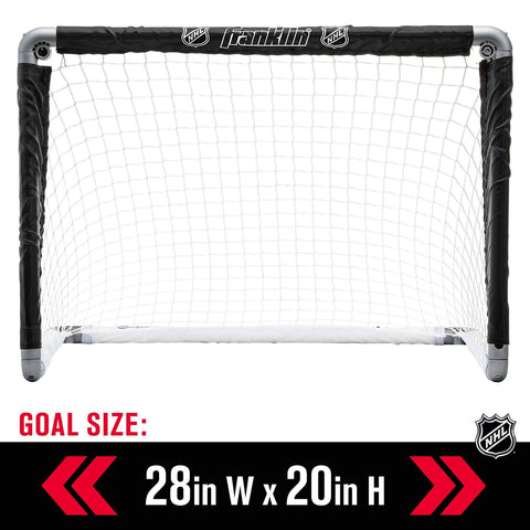 Franklin Sports NHL Kids Mini Hockey Goal Set - (2) Mini + Knee Hockey Goals,...