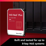 WD Red 8TB NAS Internal Hard Drive - 5400 RPM Class, SATA 6 Gb/s, 256 MB Cach...