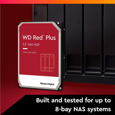 WD Red 8TB NAS Internal Hard Drive - 5400 RPM Class, SATA 6 Gb/s, 256 MB Cach...