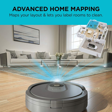 Shark AI Robot Vacuum, Smart Mapping|Scheduling|Pet Hair Pick Up|Logical Navi...