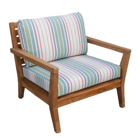 Tommy Bahama Deep Seating Lounge Cushion, 26" X 26" X 4", Bandeau Pastel