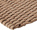 Rockport Rope Doormats 3060224 Indoor & Outdoor Doormats, 30" x 60", Tan