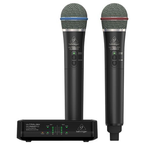 Behringer ULM302MIC Wireless Dual Handheld Microphone System Black