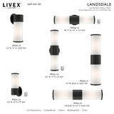 Livex Lighting 79324-14 Landsdale Outdoor Wall Lantern, Black