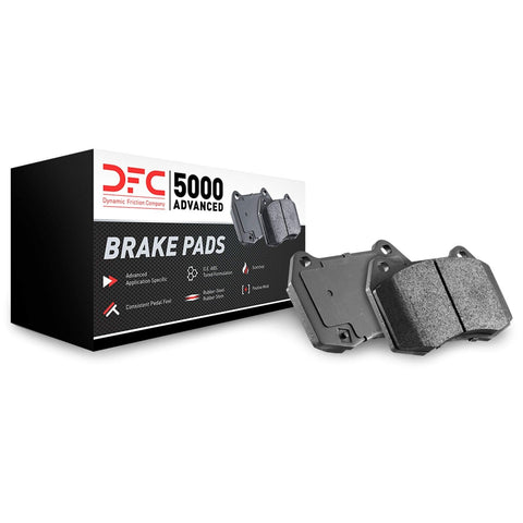 Dynamic Friction Company 5000 Advanced Brake Pads - Low Metallic and Hardware...