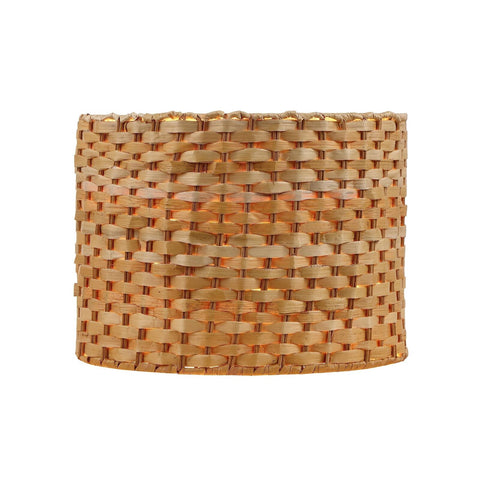 Aspen Creative 31602, Drum Spider Lamp Shade, Natural Banana Leaf, 12" Top x ...
