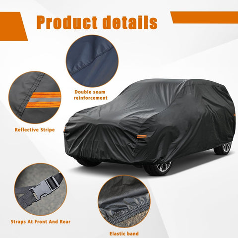 Kayme 7 Layers SUV Car Cover Custom Fit for BMW X7 &#65288;2018-2025 Waterproof