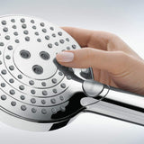 hansgrohe Raindance Select S Low Flow 5-inch Handheld Shower 1.75 GPM, Chrome