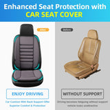 Car Seat Cushion with Back Support Pillow: Front Back Cushion & Seat Cushion ...