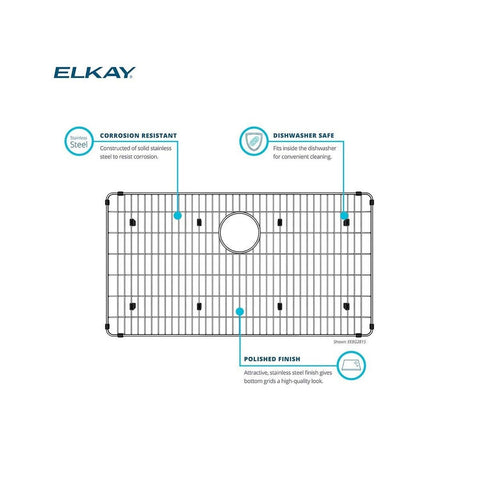 Elkay LKBG2616SS Bottom Grid, Stainless Steel