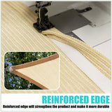 Amgo 10' x 20' Turquoise Rectangle Sun Shade Sail Canopy Awning UPF50+ AGTAPR...