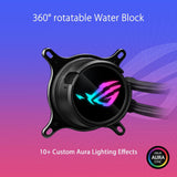 ASUS ROG Strix LC III 360 ARGB All-in-one CPU Liquid Cooler with 360&#176; rotat