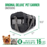 Sherpa Original Deluxe Travel Pet Carrier, Airline Approved & Guaranteed On B...