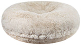 Bessie and Barnie Bagel Donut Dog Bed - Extra Plush Faux Fur - Circle/Donut D...