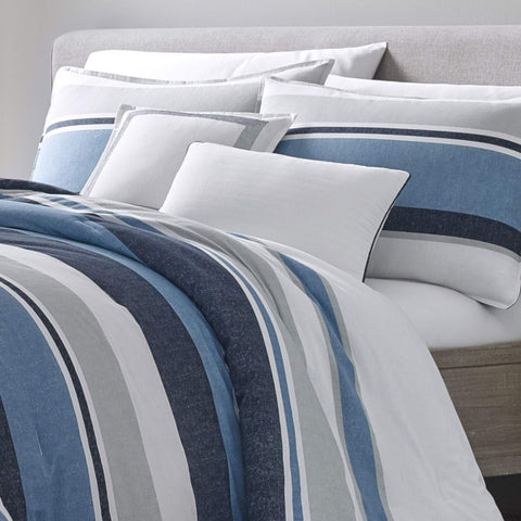 Nautica - Twin Comforter Set, Cotton Reversible Bedding with Matching Sham & ...