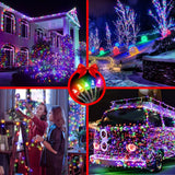 1500 LED 502ft Outdoor Christmas Lights Super Long String Lights 8 Modes Time...