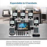 VTech IS8251-5 Business Grade 5-Handset Cordless 5 Handset, Silver/Black